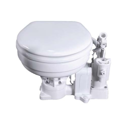 Raritan Ph Powerflush Manual Toilet Marine Size Bowl 12v freeshipping - Cool Boats Tech