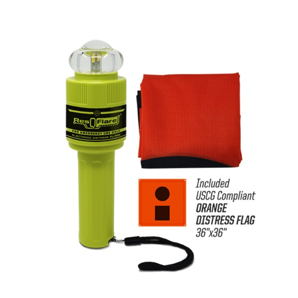 Acr Resqflare Uscg  Approved Distress Flare & Flag freeshipping - Cool Boats Tech