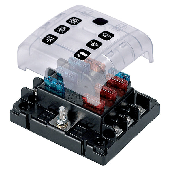Bep Atc-6w Fuse Holder 6-way With Cover freeshipping - Cool Boats Tech