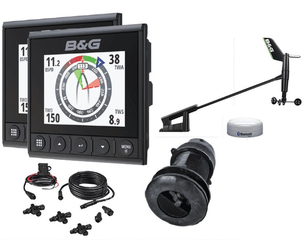 B&g Triton2 Speed/depth/wind Dual Display Wireless Package With Dst10 And Ws320