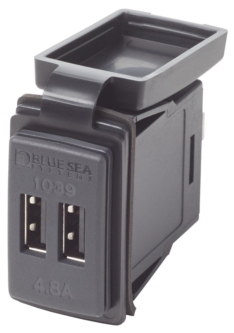 Blue Sea Dual Usb 4.8a Charger Port 12-24vdc Switch Mount freeshipping - Cool Boats Tech