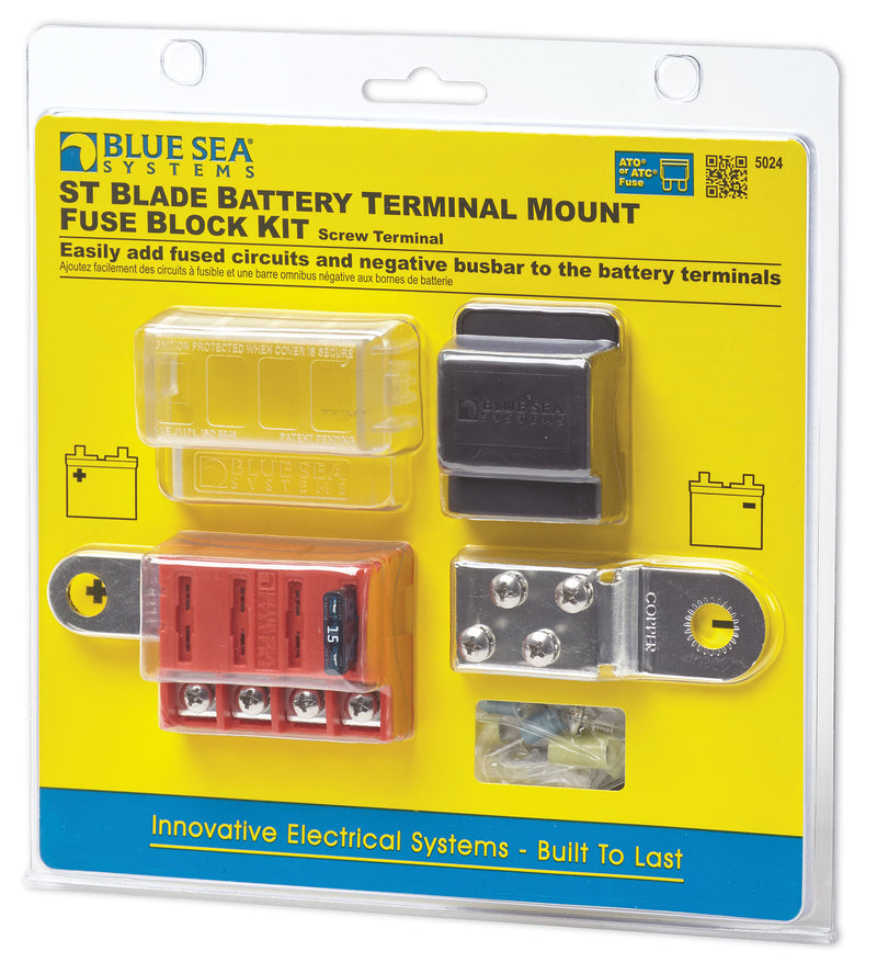 Blue Sea 5024 4-gang Battery Terminal Fuse Block St Ato-atc And Cover freeshipping - Cool Boats Tech