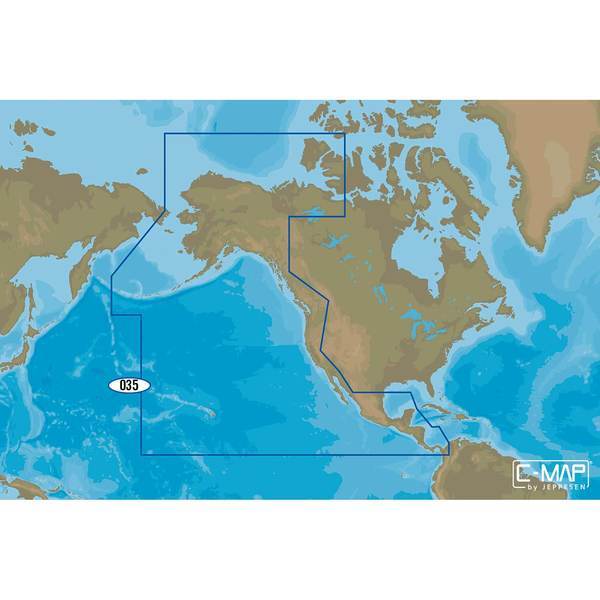 C-map M-na-d035 4d Microsd Pacific Coast Panama To Alaska Continental freeshipping - Cool Boats Tech