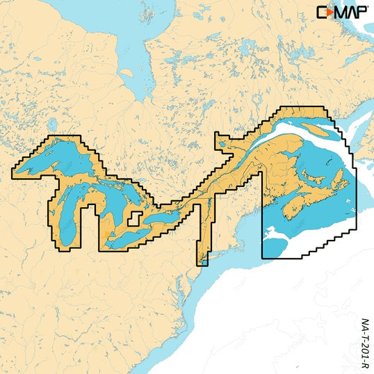 C-map Reveal X Coastal Great Lakes Microsd freeshipping - Cool Boats Tech