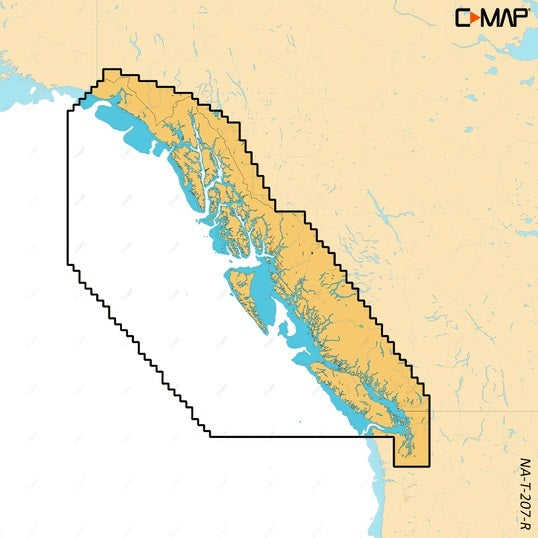 C-map Reveal X Coastal British Columbia And Puget Sound Microsd