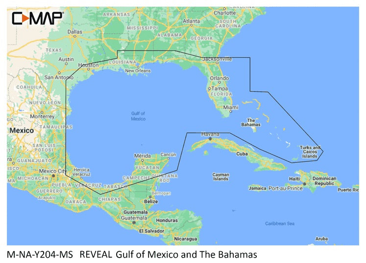 C-map Reveal Coastal Gulf Of Mexico And Bahamas freeshipping - Cool Boats Tech