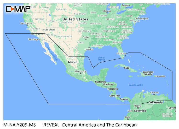 C-map Reveal Coastal Central America Caribbean freeshipping - Cool Boats Tech