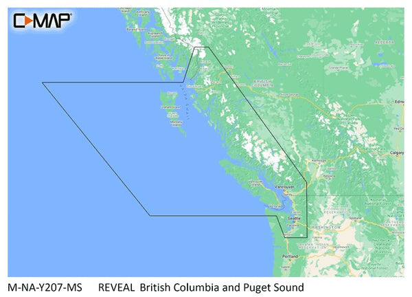 C-map Reveal Coastal British Columbia And Puget Sound freeshipping - Cool Boats Tech