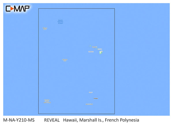C-map Reveal Coastal Hawaii, Marshall Islands And French Polynesia freeshipping - Cool Boats Tech