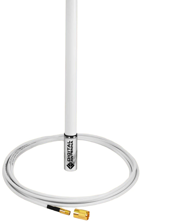 Digital 594-mw-s 4'  White Ais Antenna 4.5db