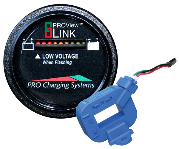 Dual Pro Lithiumm Battery Status Indicator Single Round Display