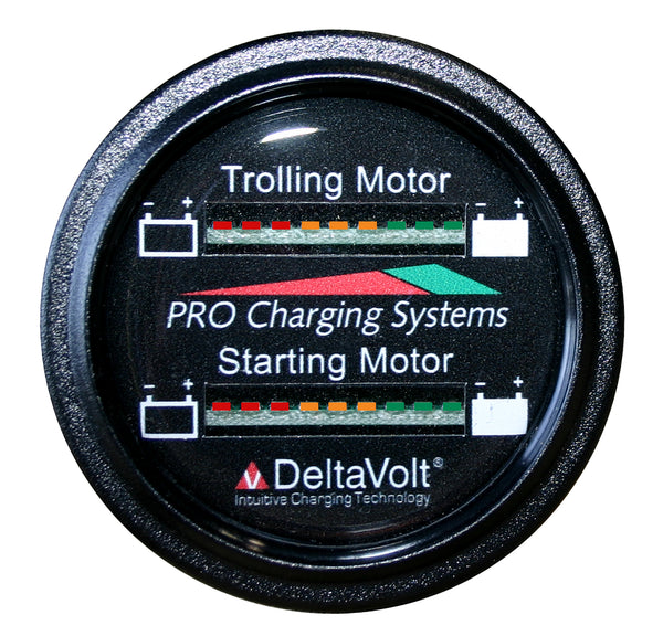 Dual Pro Battery Fuel Gauge For 2 - 12v Systems freeshipping - Cool Boats Tech