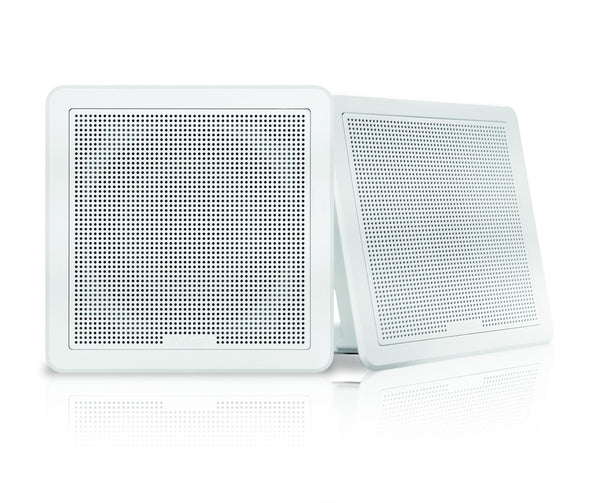 Fusion Fm-f65sw 6"" White Square Flush Mount Speakers freeshipping - Cool Boats Tech