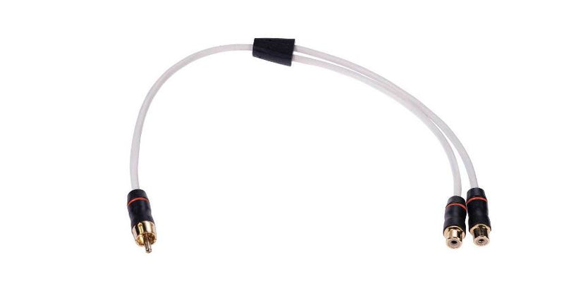 Fusion Ms-rcayf 1male-2female Shielded Twisted Rca Y-cable freeshipping - Cool Boats Tech
