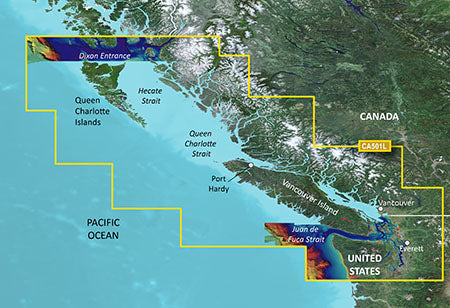 Garmin Vca501l G3 Vision Vancouver To Dixon Entrance freeshipping - Cool Boats Tech