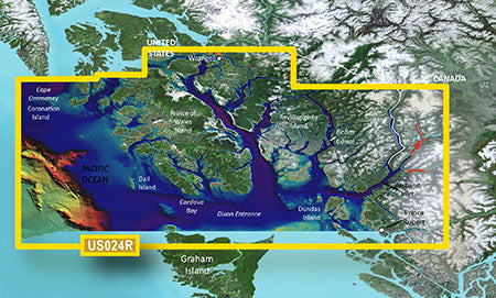 Garmin Vus024r G3 Vision Wrangell To Dixon Entrance freeshipping - Cool Boats Tech