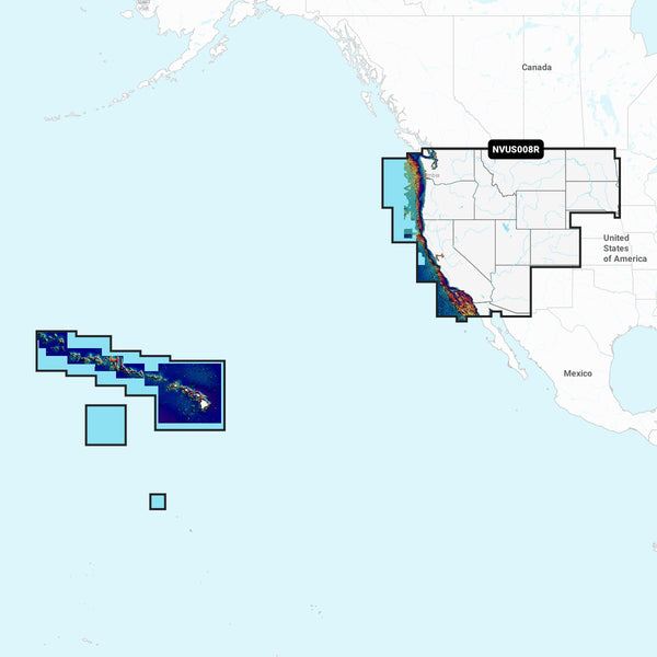 Garmin Nvus008r Navionics+ Vision+ U.s. West Microsd freeshipping - Cool Boats Tech