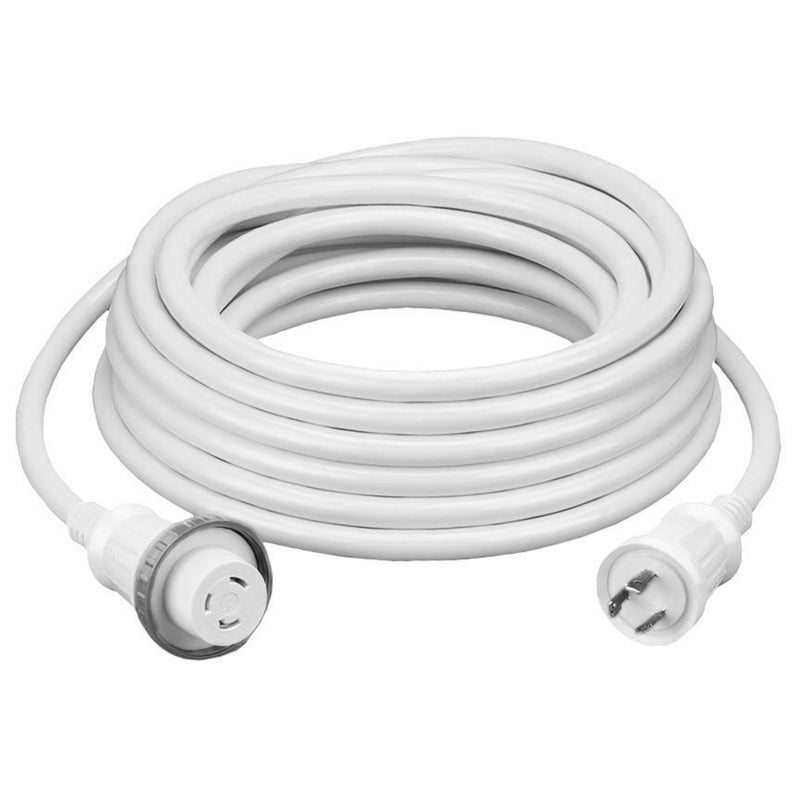 Hubbell Hbl61cm08w 30a 50 Foot White Shore Cord freeshipping - Cool Boats Tech