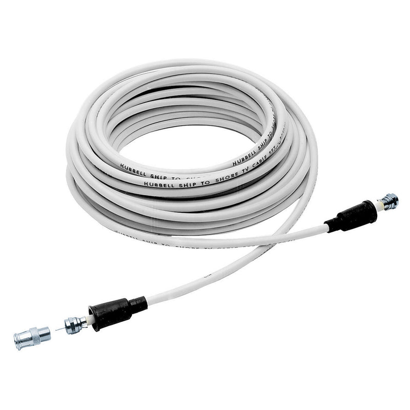 Hubbell Tv99 50 Foot White Tv Shore Cord freeshipping - Cool Boats Tech