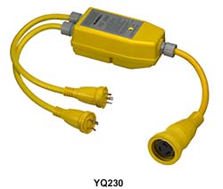 Hubbell Yq-230 Smart Y 1 50-250v Cord To 2 30a-125v freeshipping - Cool Boats Tech