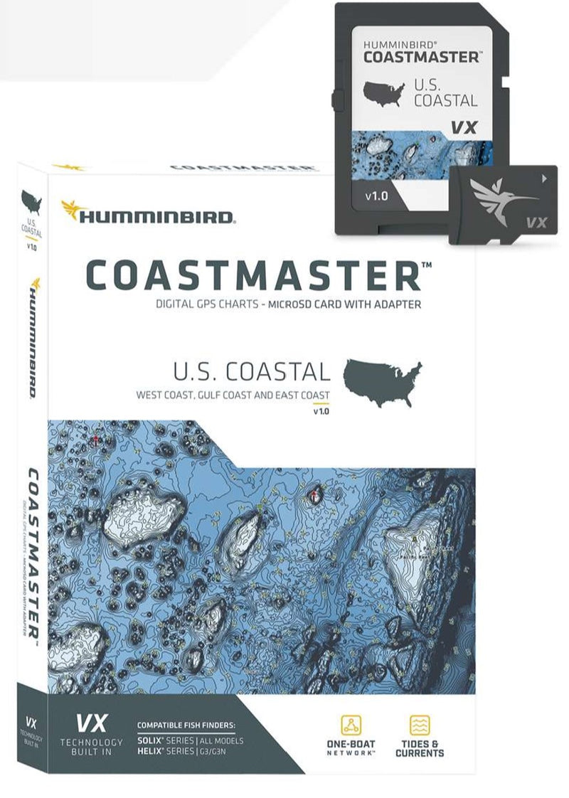 Humminbird Coastmaster Us Coastal Chart V1 freeshipping - Cool Boats Tech