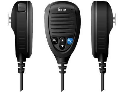 Icom Hm205b Black Speaker Microphone For M424g-506 freeshipping - Cool Boats Tech