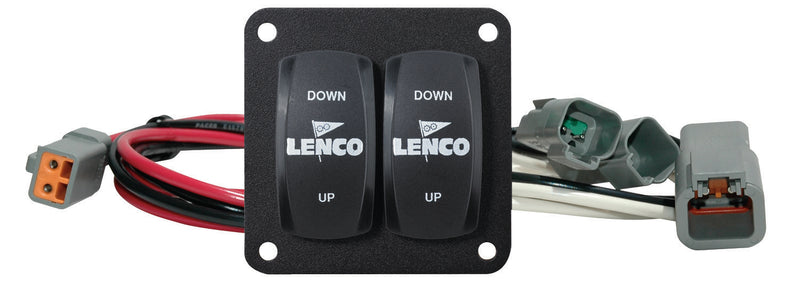 Lenco Double Rocker Switch Kit Single Actuator Systems 12vdc & 24vdc freeshipping - Cool Boats Tech