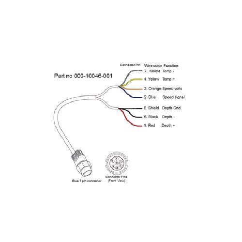 Lowrance 000-10046-001 Pigtail Bare Wires To Blue Connector freeshipping - Cool Boats Tech