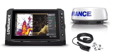 Lowrance Elite Fs 9 Halo 20 Bundle With Medium High Hdi C-map Contour+ Charts freeshipping - Cool Boats Tech