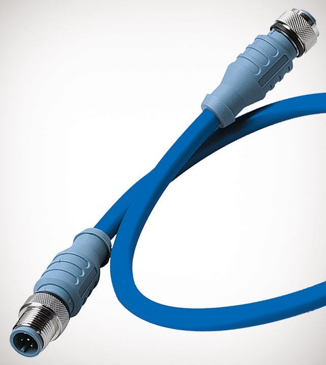 Maretron Blue Mid Cable 1m Male To Female Connector freeshipping - Cool Boats Tech