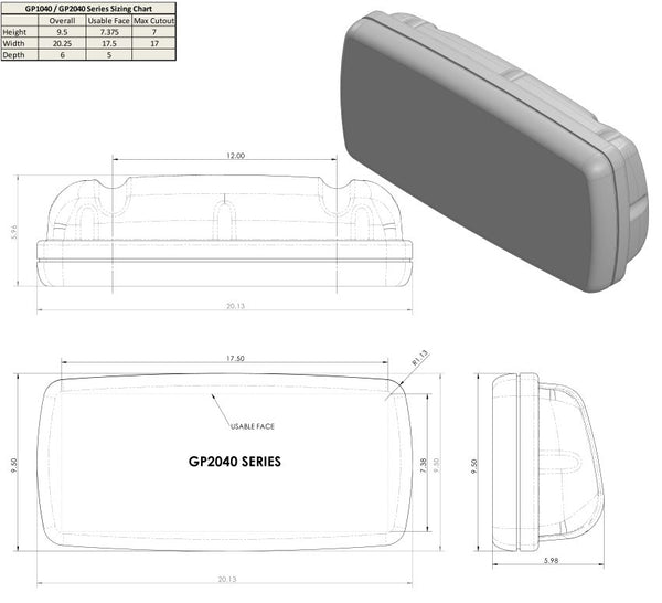 Navpod Gp2040-22 Systempod For Raymarine Es95-97-98 & Axiom Pro 9 freeshipping - Cool Boats Tech