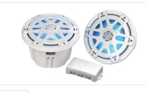 Polyplanar Ma-oc8 8"" Speaker Waterproof 500 Watts-pair Led Lighting freeshipping - Cool Boats Tech