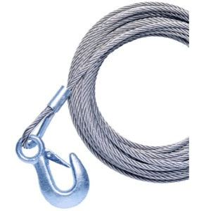 Powerwinch 40' X 7-32"" Cable Galvanized With Hook freeshipping - Cool Boats Tech
