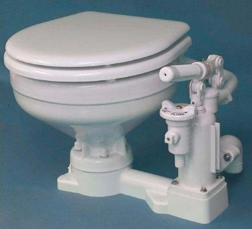Raritan Ph Superflush Manual Toilet Household Size Bowl freeshipping - Cool Boats Tech
