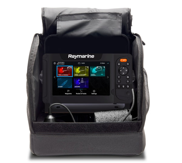 Raymarine Element Ice Fishing Bag, Battery, Charger, Mount Transducer And Float freeshipping - Cool Boats Tech