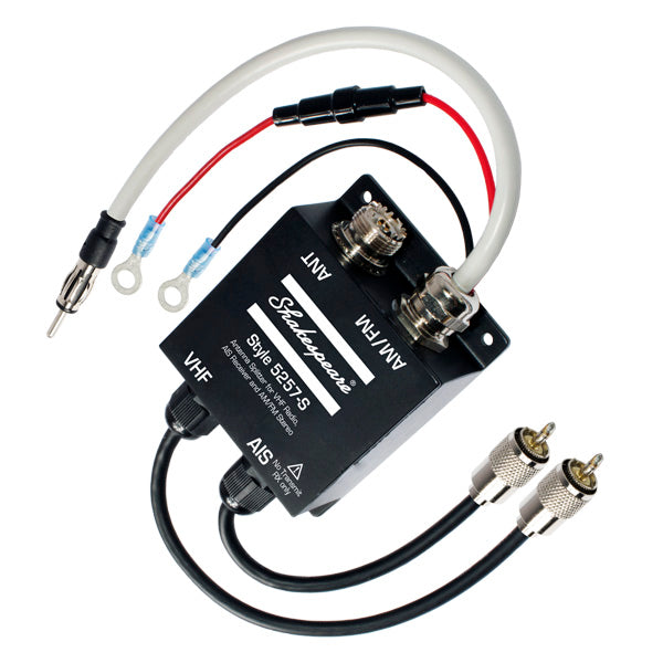 Shakespeare 5257-s Splitter Vhf, Ais(receive Only), Am-fm With 1 Antenna freeshipping - Cool Boats Tech