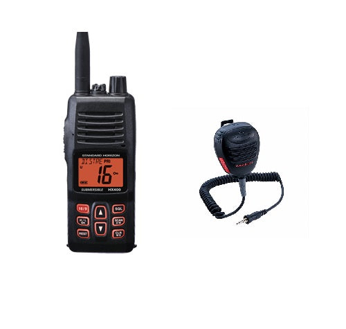 Standard Hx400 5w Handheld Vhf With Cmp460 Speaker Microphone freeshipping - Cool Boats Tech